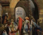 A Cairo Bazaar - 约翰·费德里克·里维斯